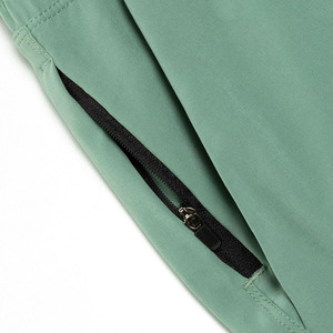 Shorts décontractés d'été pour hommes, écologiques, respirants, anti-plis, séchage rapide, en Spandex/Nylon, avec cordon de serrage, taille mi-haute, pour la gym, le fitness et la course à pied - Product Image 5