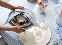 Assiette de présentation de luxe faite à la main avec incrustation de nacre, mosaïque de coquillages festonnée, dessous de plat décoratif moderne résistant à la chaleur 100mm Carton