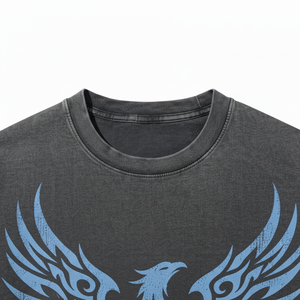 Camisetas Personalizadas de Marca, 100% Algodón, Estampado Digital Gráfico Extra Grande, para su Propio Logotipo, Material de Punto Largo - Product Image 4