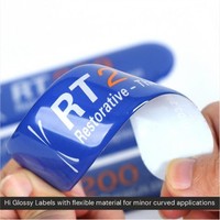 Autocollants 3D en dôme transparents comme du cristal, en époxy, avec texture de luxe en relief, durables, séchage rapide, imperméables, résistants aux rayures pour ordinateur