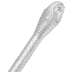 Ancre pliante en fonte galvanisée à chaud de 17,6 lb, ancre de bateau argentée - Product Image 5