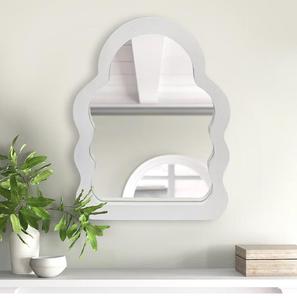 Scandinavian Irregular Shape Wall <b>Mirror</b> With Framed Edge Decorative Home Accent - Product Image 1