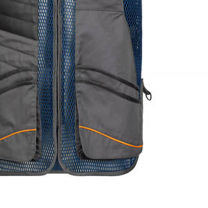 Gilet de chasse respirant pour homme, sans manches, couleur unie, multi-poches, vêtements d'extérieur en polyester, saison estivale - Product Image 5