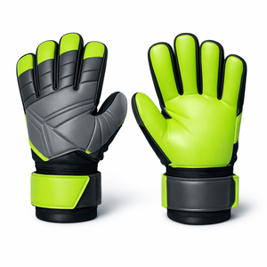 Durable Football Goalkeeper Gloves Full Finger PU Leather Non-Slip Breathable Adjustable Wrist Strap Unisex Sports Gear - Product Image 1
