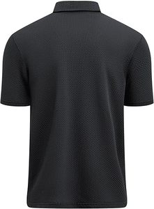 เสื้อกอล์ฟชาย แจ็คการ์ด แขนสั้น แห้งเร็ว ระบายเหงื่อได้ดี สำหรับเล่นกีฬา ฤดูร้อน คอปก ผ้าฝ้าย 100% - Product Image 2