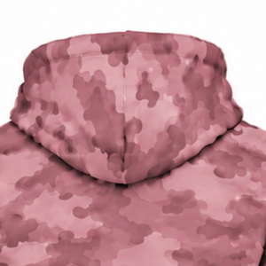 Custom Dusty Rose Camo Tracksuit Hooded <b>Zip</b> Up Jacket and Matching <b>Jogger</b> Sweatpants Two Piece Fashion Sportswear for Everyday - Product Image 5