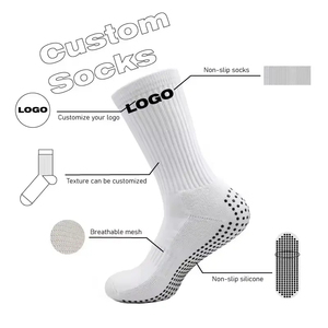 Calcetines blancos con rayas azules y amarillas para baloncesto, para adultos, transpirables, de algodón tejido, para verano. - Product Image 3