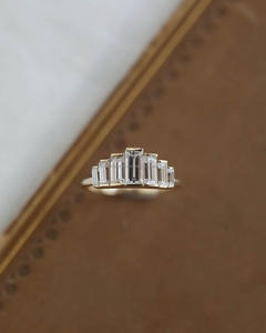 Igi/gia แล็บตัดเพชรวินเทจ14K สีเหลืองแหวนแต่งงาน/งานหมั้นใส่ได้ทั้งชายและหญิงสีขาวทองคุณภาพดีสำหรับงานปาร์ตี้ครบรอบ-คุ้มค่า - Product Image 3