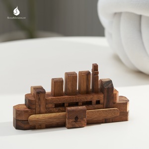 Rompecabezas de madera 3D de barco: Rompecabezas náutico entrelazado de 19.8 x 6 x 10 cm para niños y adultos, precio de fábrica al por mayor - Product Image 1