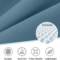 Culotte d'équitation bleue taille haute pour femme avec empiècements antidérapants en silicone, longueur intégrale, en Spandex/Coton, 2026