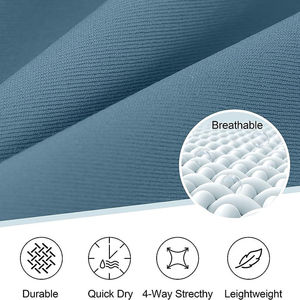 Pantalones de equitación de cintura alta para mujer, azules, con parches de agarre en las rodillas, agarre de silicona, largos, de elastano/algodón, 2026 - Product Image 5