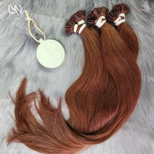 Vente en gros extensions de cheveux à pointe plate en kératine pré-collée trame de cheveux humains à double tirage style droit - Product Image 2