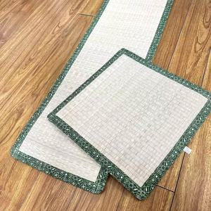 เสื่อหญ้าทะเลทอมือแบบธรรมชาติ OEM ODM เป็นมิตรกับสิ่งแวดล้อม ทนทาน เสื่อหญ้าทะเล เสื่อหญ้าทะเลเวียดนาม ของตกแต่งงานแต่งงาน - Product Image 1