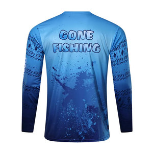 Camisas de Pesca con Protección Solar y Logotipo Personalizado al por Mayor, Camisas de Pesca de Manga Larga en Stock - Product Image 3