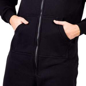 Classic Man Onesie Soft Fleece Hooded Pajama <b>Jumpsuit</b> Winter <b>Lounge</b> Man Onesie Warm Full Body Adult Sleepwear Casual Wholesale - Product Image 6