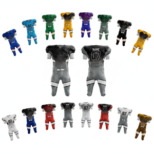 Lightweight Solid Plain Color Football Team Jersey Pants Uniform Package Breathable Apparel For Athletic League Matches Kits Men - Product Image 1