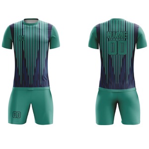 Uniformes de Fútbol Sublimados de Secado Rápido y Logotipo Personalizado, Uniforme de Fútbol de Alta Calidad, Servicio OEM, Manga Corta, 100% Poliéster - Product Image 1