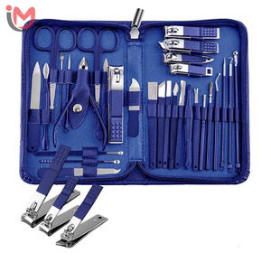 Kits de manucure et pédicure professionnels de luxe en acier inoxydable 7 en 1, instruments de beauté de salon, boîte OEM, vente en gros - Product Image 3