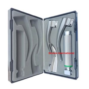 Kit de Laringoscopio Manual de Acero Inoxidable con Fibra Óptica LED Macintosh, 4 Palas, Mango, Instrumento Médico para Intubación, Set CE, Venta al por Mayor - Product Image 2