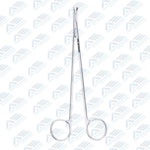 Ciseaux Strully courbés 20,5 cm en acier inoxydable, instruments chirurgicaux manuels de haute qualité, 8 pouces, pour usage vasculaire et cardiovasculaire - Product Image 4