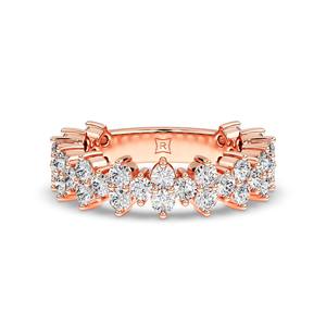 Anillo de Diamante Cultivado en Laboratorio, Corte Brillante Redondo, de Lujo, Oro 14K, 10K, 18K, Anillo de Compromiso, Aniversario, Joyería Fina, Regalo para Mujeres y Niñas - Product Image 6