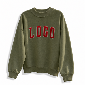 เสื้อสเวตเชิ้ตคอกลมสไตล์หรูหราแบบเรียบง่ายสำหรับแบรนด์แฟชั่น ผลิตแบบขายส่งและมีตัวเลือกสำหรับการผลิตแบบกำหนดเองและติดฉลากส่วนตัว - Product Image 6