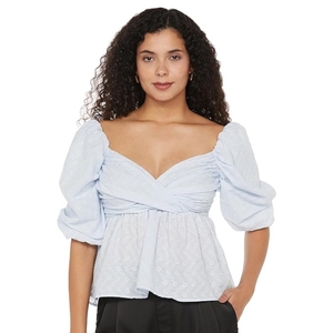 Women Western Wear Stylish Casual <b>Top</b> Trendy Fashion Shirt Daily Wear Outfit for Women - Product Image 1