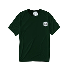 High Elasticity <b>Compression</b> Gym T-<b>Shirt</b> 100% Organic Cotton Athletic Training Top Short Sleeve Custom Logo Regular Fit Fitness - Product Image 4