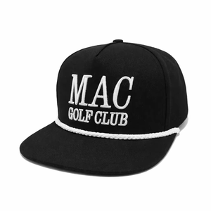 MacGolf High Profile Snapback <b>Hats</b> 5 Panel <b>Flat</b> Bill 100% Cotton Fabric Snapback <b>Hats</b> in Vietnam <b>Hat</b> Manufactured - Product Image 1