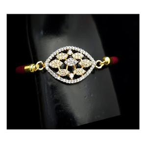 กำไลข้อมือดีไซน์หรูหรา สีทองขาว ประดับเพชรซิร์คอนระยิบระยับ ทันสมัย ปรับขนาดได้ สำหรับผู้หญิงและเด็กผู้หญิง เหมาะสำหรับใส่ไปงานปาร์ตี้ - Product Image 2