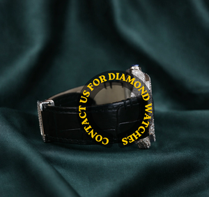 Reloj de Lujo Mecánico para Hombre con Diseño Único, Esfera Esqueletizada, Correa de Goma Negra y Diamantes de Moissanita - Product Image 2