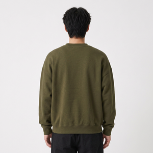 Sweat-shirt col rond personnalisé, épais et uni, avec impression et étiquette privée pour les marques américaines - Product Image 6