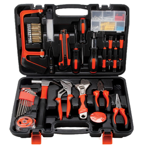 Set peralatan tangan rumah, kotak peralatan kombinasi Manual, hadiah rumah tangga, perkakas kayu, peralatan taman, OEM, diterima CE - Product Image 3