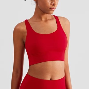 Top Deportivo Corto sin Costuras para Mujer, Venta al Por Mayor, Personalizado, de Alta Elasticidad, Manga Corta, para Yoga y Fitness - Product Image 2