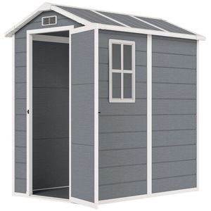 Capanno da Giardino Moderno per Esterni, Grande Casetta Porta Attrezzi Industriale in PVC Ecologico e Acciaio Zincato Impermeabile, Ideale per Riporre Biciclette - Product Image 3
