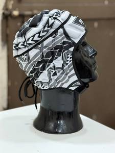 <b>Maximize</b> Wear Rugby Helmet Head Guard EVA Protective Padding Print Design Hook & Loop Closure Unisex Adult Sports Helmet - Product Image 5