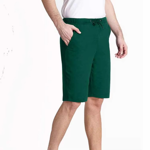 Short de sport décontracté en toile unie pour homme, respirant, écologique, imperméable, séchage rapide, avec cordon de serrage, idéal pour l'été et l'entraînement - Product Image 3