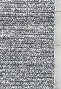 Tapis à rayures tricoté à la main, texture épaisse, prix d'usine, fabriqué en polyester, idéal pour les intérieurs de luxe et l'extérieur. - Product Image 2