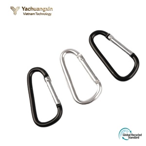 Boucle d'alpinisme type D, diamètre du fil 5.2, pendentif porte-clés de voyage, multifonctionnel en alliage d'aluminium - Product Image 1