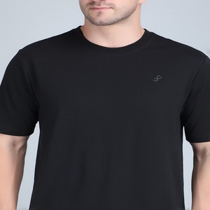 T-shirt à col rond pour hommes Street wear Vente en gros Poly coton de différentes méthodes d'impression et matériaux en stock à vendre - Product Image 6