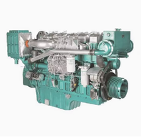 Moteur marin hors-bord de haute qualité YUCHAI série YC6T 16,35 L 6 cylindres 4 temps 250-600 KW refroidi par eau pour bateaux