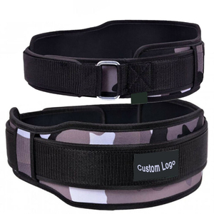 Custom Logo Adjustable Neoprene Weightlifting <b>Belt</b> with Buckle Closure Plus Size for Fitness & Weight Loss - Product Image 1