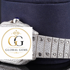 Reloj de Diamantes Moissanite con Acabado Brillante de Excelente Calidad para Hombre o para Fiestas, Disponible a Buen Precio - Product Image 3