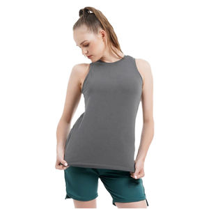Débardeurs pour femmes personnalisés, toutes couleurs, écologiques, en spandex/coton, séchage rapide, anti-rétrécissement, respirants, avec logo personnalisé devant/dessus - Product Image 1