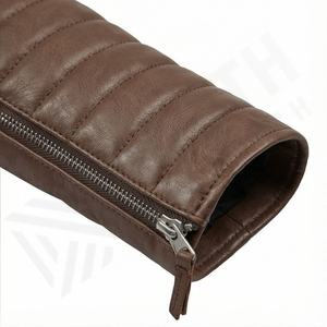 Veste de moto en cuir véritable pour homme de qualité supérieure, nouvelle arrivée, vestes de moto d'hiver, protections amovibles, personnalisables - Product Image 6