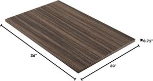 Plateau de table rectangulaire en bois naturel laminé avec logo personnalisé, pour meubles et restaurants - Product Image 5