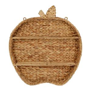 Sustainable water hyacinth <b>wall</b> <b>shelf</b> kid nursery <b>floating</b> bookshelf cute fish shapes woven wicker storage organizers decoration - Product Image 4