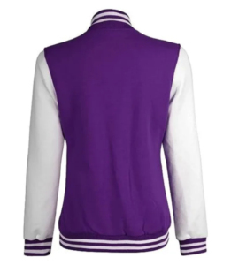 Blousons universitaires pour femmes en gros, personnalisables avec logo imprimé, en peau de mouton, respirants, style streetwear, haute qualité - Product Image 2