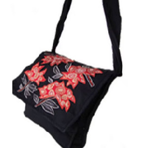 Sac à bandoulière ethnique indien hippie en toile brodée, style bohème vintage, fait main, tribal, pour femme – Meilleures ventes - Product Image 3