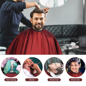 Cape de Coiffure avec Trous pour les Bras, Tissu Imperméable de Qualité Supérieure, Vente en Gros, Personnalisation de Marque, OEM ODM 2026 - Product Image 5